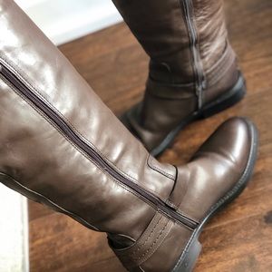 TOMMY HILFIGER LEATHER HIGH BOOTS